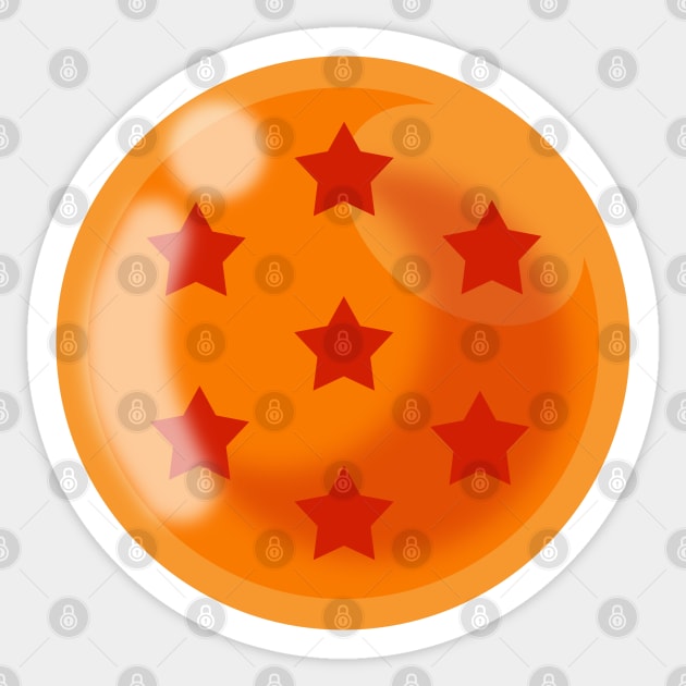 7-Star Ball Sticker by Ulfadnor